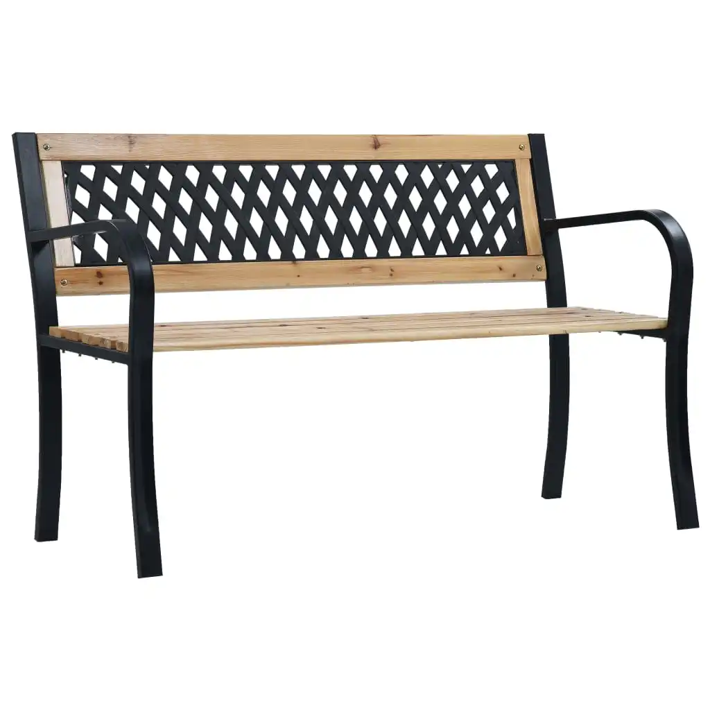 

Patio Outdoor Bench Deck Outside Porch Furniture Balcony Lounge Garden Home Decor47.2" Wood