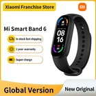 Умный Браслет Xiaomi Mi Band 6, умный фитнес-браслет с AMOLED экраном, с функцией измерения кислорода в крови