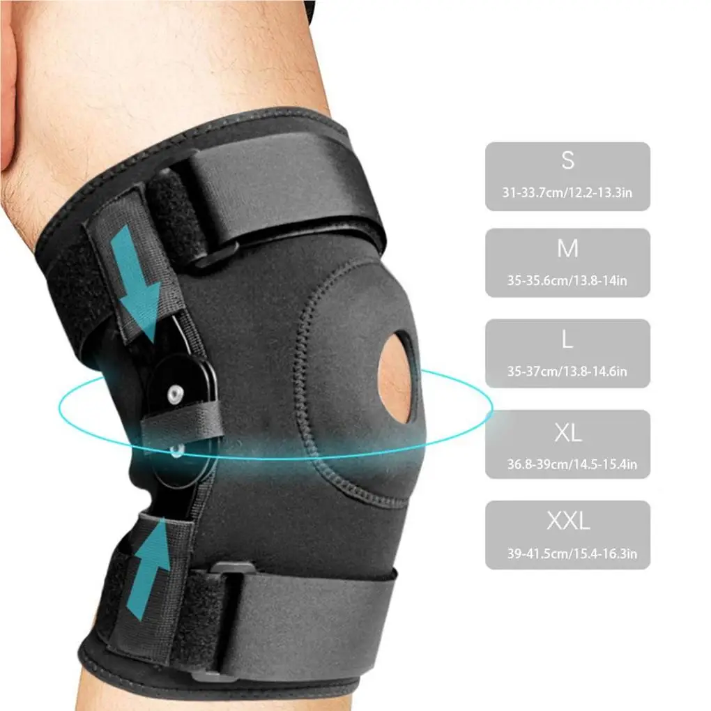 

Single Knee Brace Recovery Adjustable Kneepad Support Pad Performance Professional Compression Shock Absorption Protector