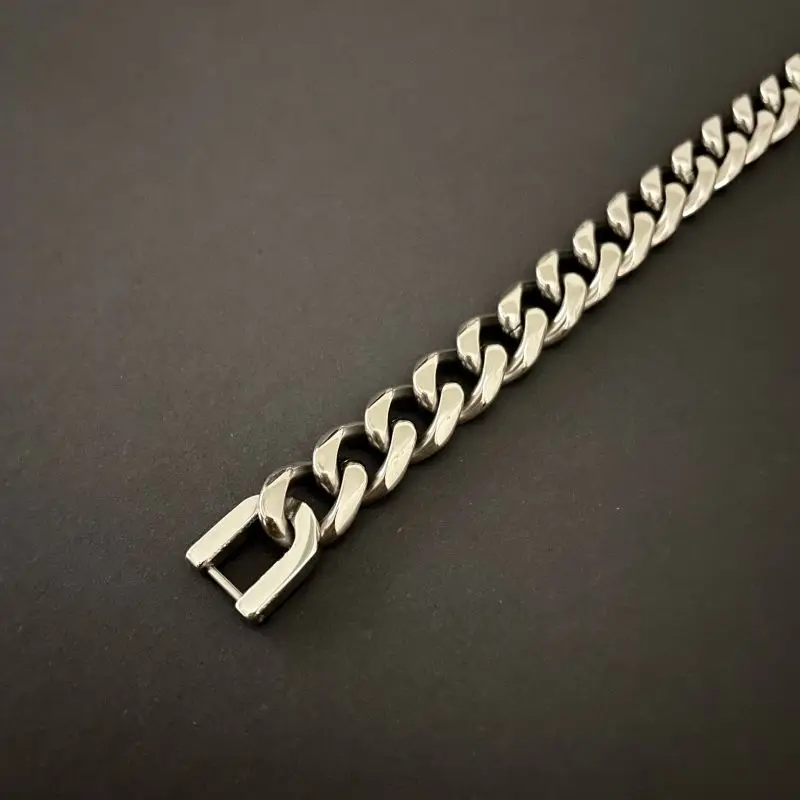 Новый браслет из чистого титана 10 5 мм полированный шестисторонний легкий