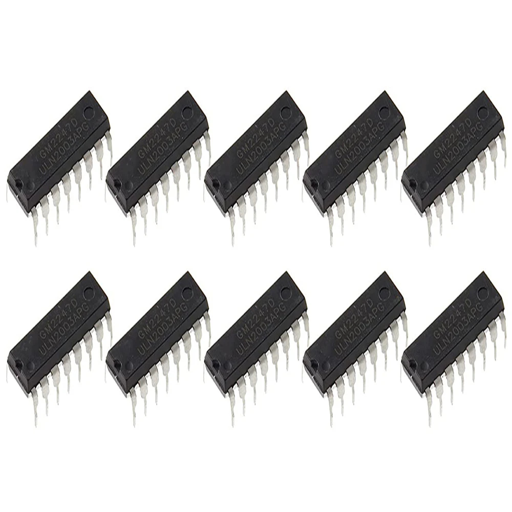 

10Pcs/lot ULN2003A ULN2003AN ULN2004A ULN2004AN APG High Voltage High Current Darlington Transistor Arrays NPN 40V,DIP-16/SOP16