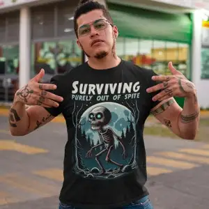 Футболка Surviving Purely Out Of Spite Skinwalker