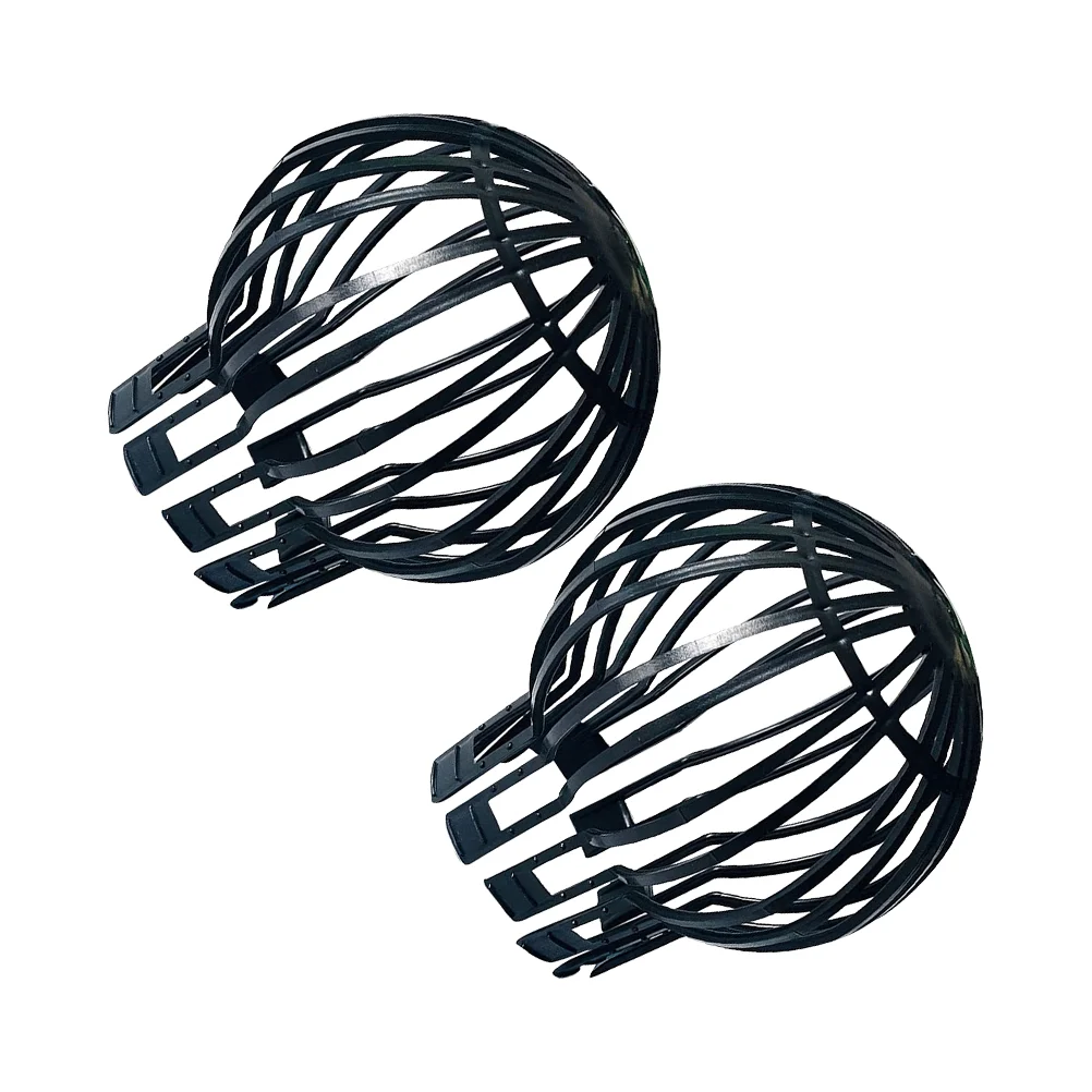 

2 Pcs Roof Filter Gutter Guard Leaf Strainer Downspout Cover Anti Blocking Gutter Cover