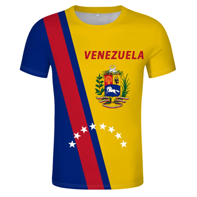 

Men Women Venezuela Print 3D T-shirt Funny Country Flag Sweatshirt Fashion T-shirt Short Sleeve Unisex T-shirt Customizable