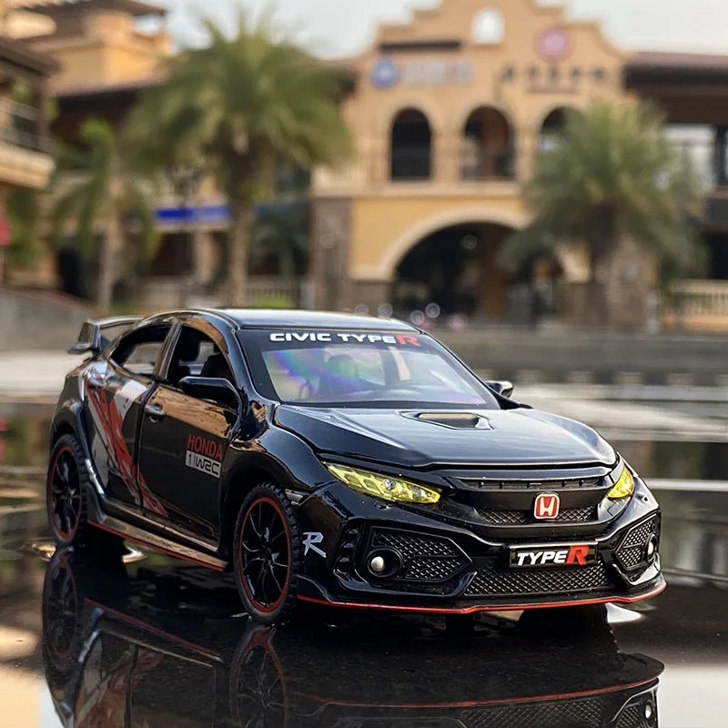 1:32 HONDA CIVIC модель автомобиля из сплава Литые и игрушечные автомобили
