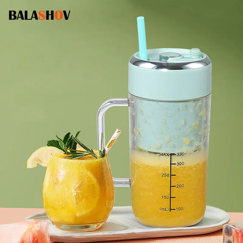 Portable Mini Juicer Blender Fruit Orange Lemon Blender Smoothie Milkshake Maker Juice Blender Kitchen Automatic Fresh Squeezer