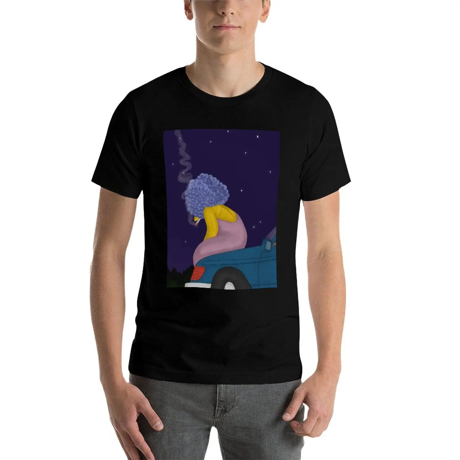 Футболка Sad Selma Redraw с короткими рукавами черные футболки для мужчин упаковка