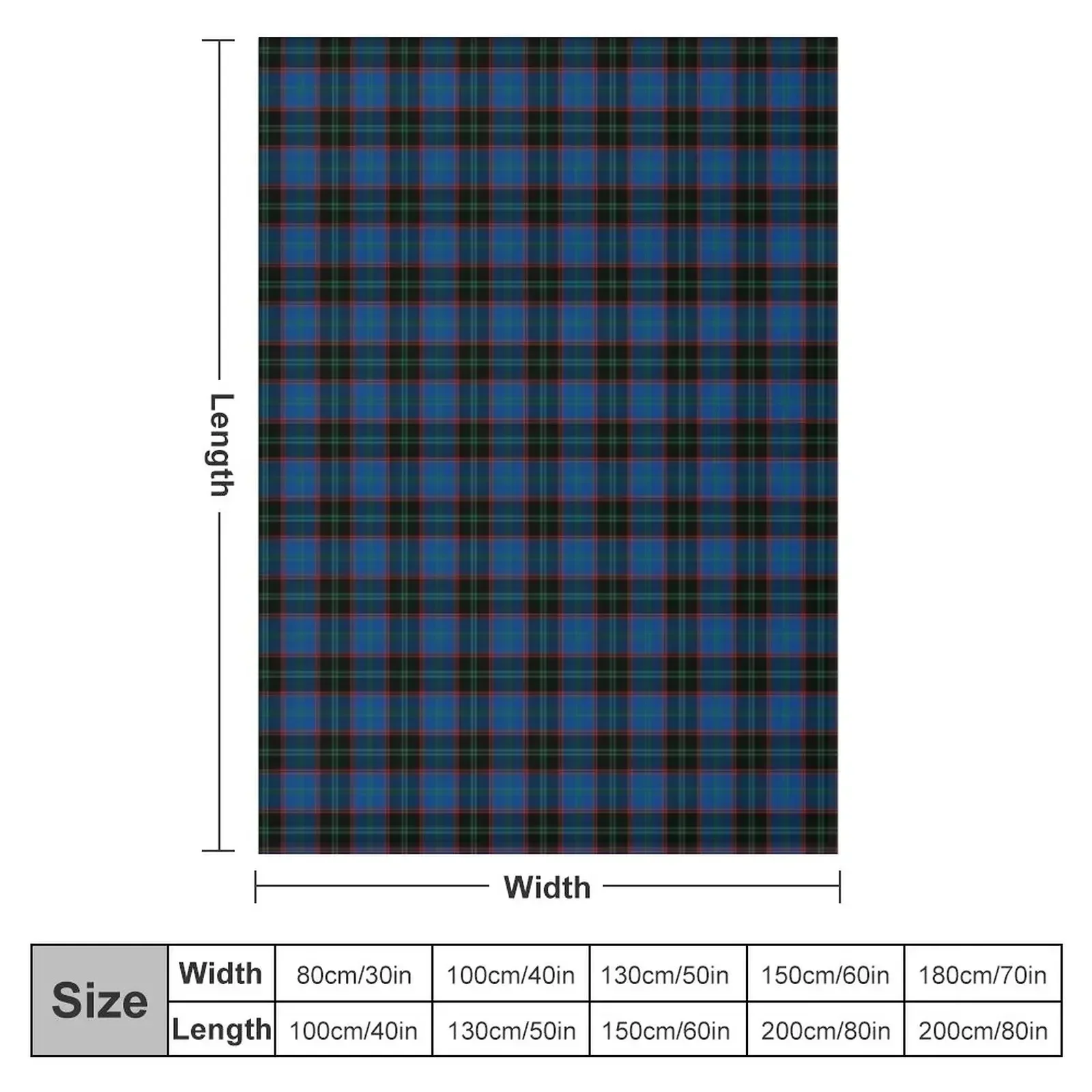Одеяло Clan Hume Tartan рождественские подарки одеяла для пикника