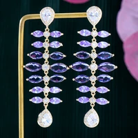 godki brand new trendy gorgeous originla shiny pendant earrings for women girl daily high quality noble lady bridal accessories