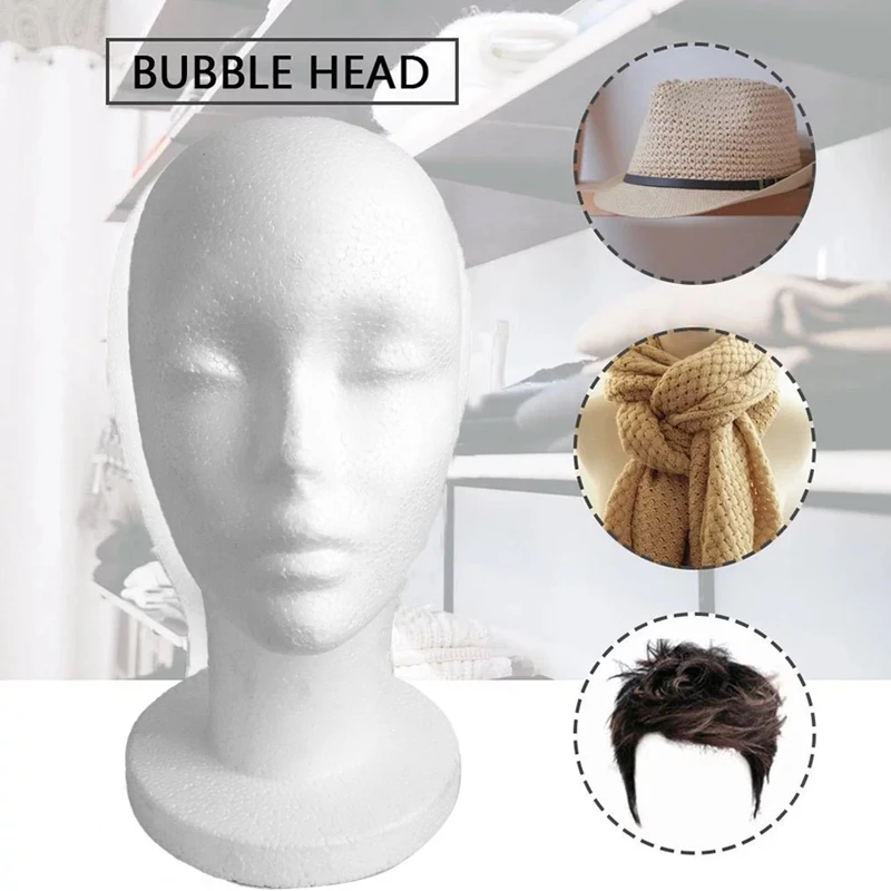Promotion! Foam Mannequin Head Model Sunglasses Eyeglass Stand Hat Cap Display Holder Headset Rack |