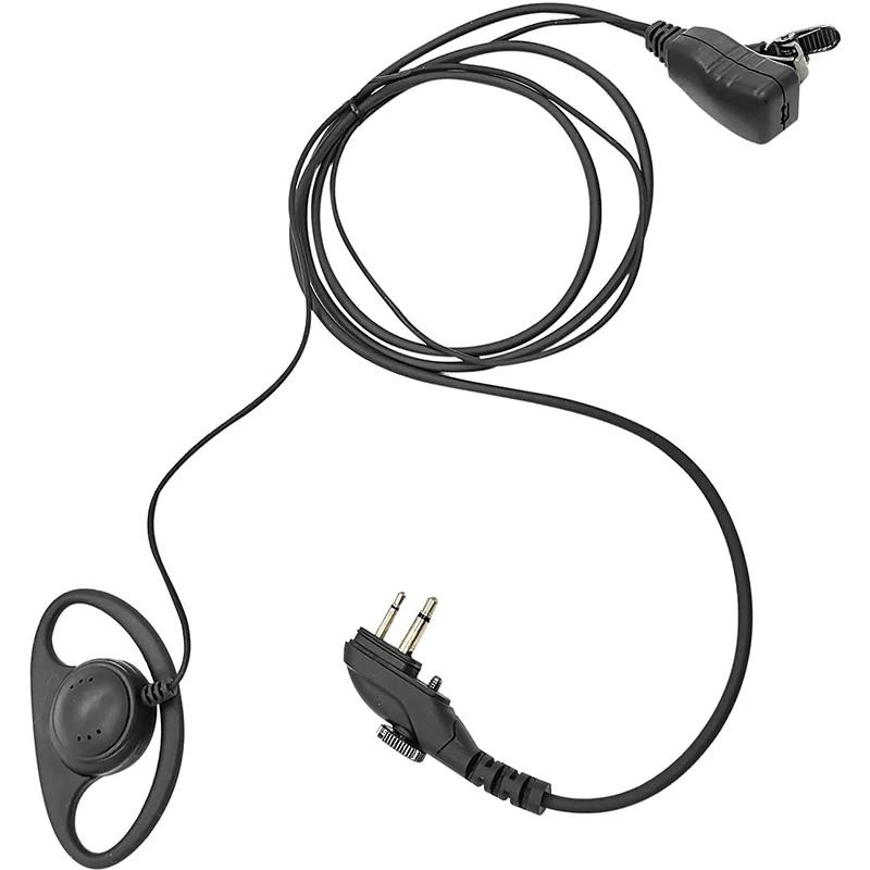 RISENKE Earpiece for Hytera TC580 TC610 TC620 BD552i PD502 PD562 PD482i PD402i RDR2500 XR150 Walkie Talkie Headset with PTT Mic