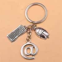 hot sale new 2022 fashion mouse keyboard symbol keychain personality creative keychain for computer lovers