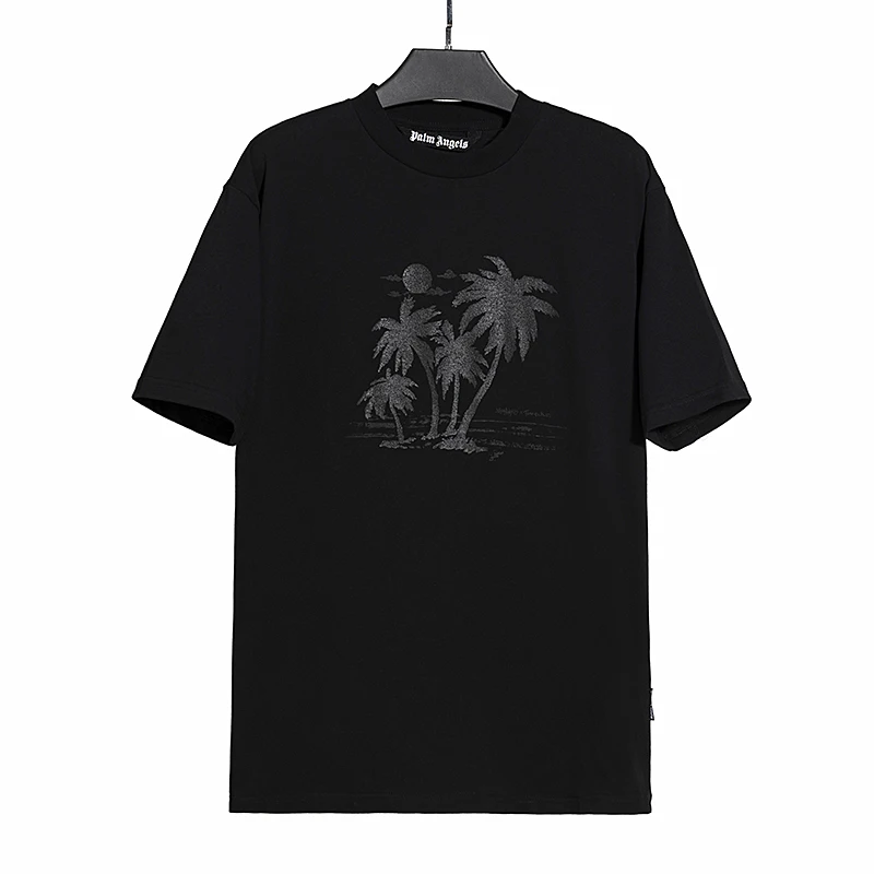 

Palm Angels Футболка Мужская/женская с надписью и логотипом «пальмовые ангелы»