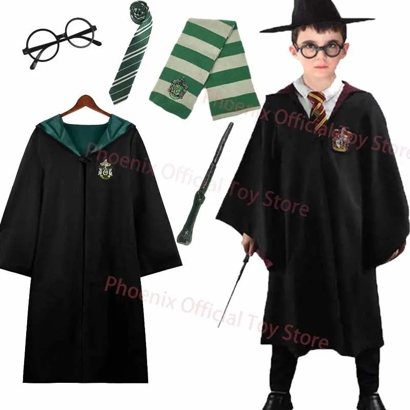 

Harries Cosplay Costume Anime Magic Academy Clothing Role Playing Magic Cape For Adult Children Halloween Outfits Christmas Gift