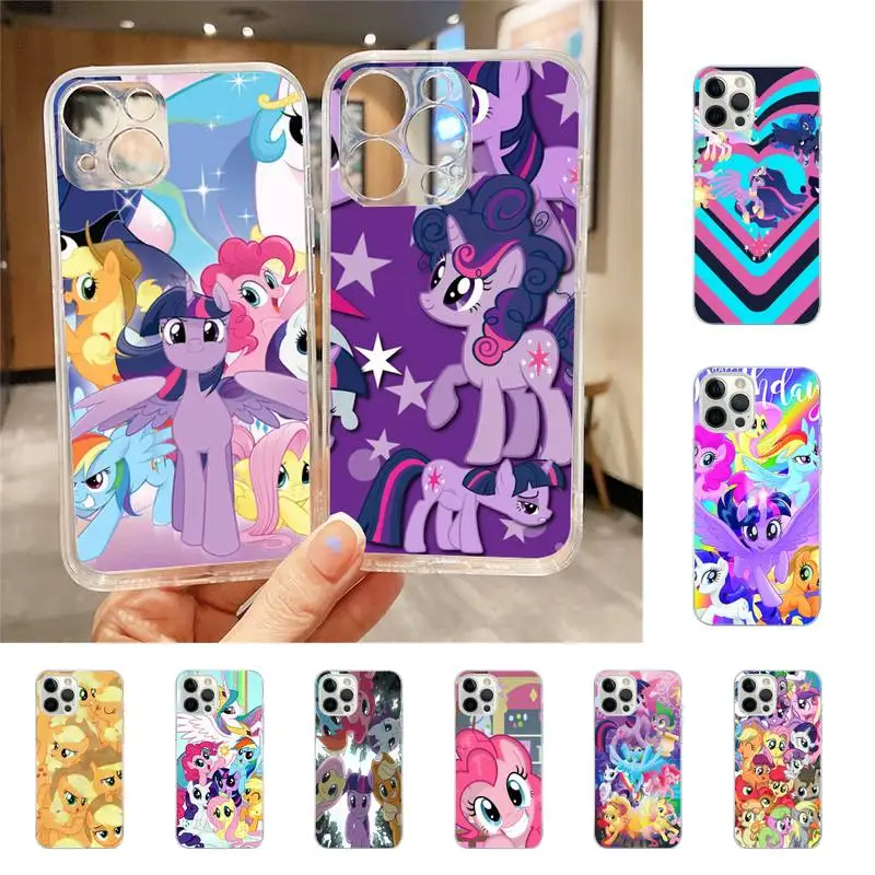 

My Little P-Pony Phone Case For Iphone 7 8 Plus X Xr Xs 11 12 13 Se2020 Mini Mobile Iphones 14 Pro Max Case