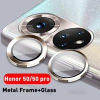 for huawei honor 50 pro camera lens screen protectors glass for honor 50 metal camera protection case for honor50 50pro ring cap