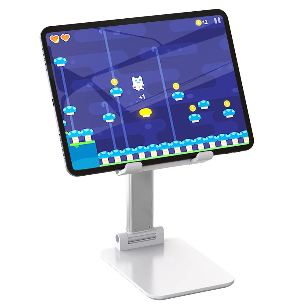 

Upgrade Metal Desktop Tablet Holder Table Cell Foldable Extend Support Desk Mobile Phone Holder Stand For iPhone iPad Adjustable