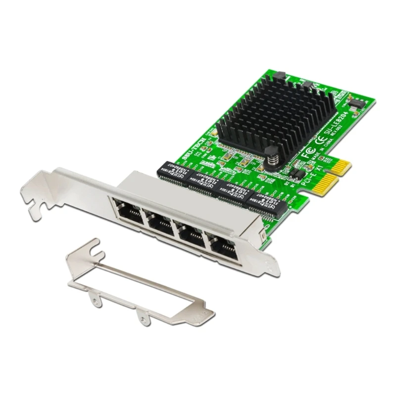 

RTL8111H 4 Ports Gigabit- Server Card 4Port RJ45 Ports PCI-E X1 Adapter P9JB