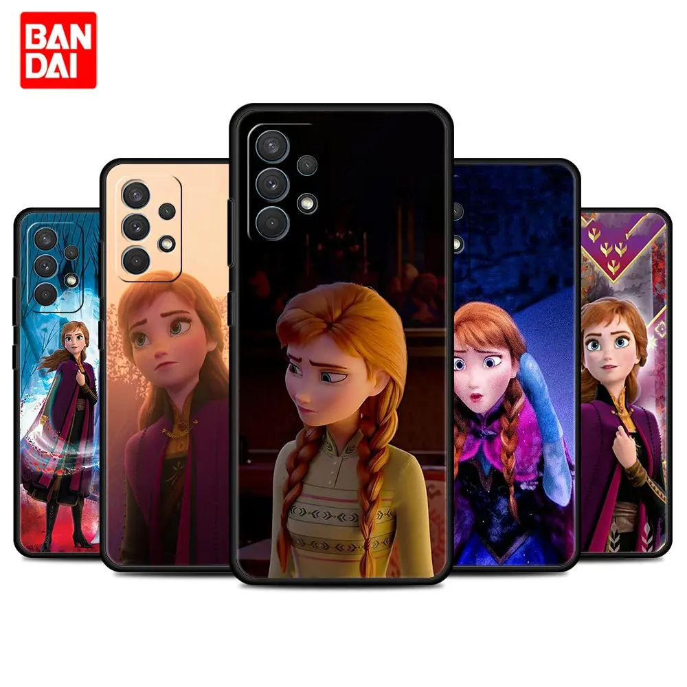 

Cover Case for Samsung Galaxy A03 A13 A31 A50 A51 A52 A30 A70 A71 A32 Note 20 Ultra 5G Back Disney Frozen Princess Elsa Anna
