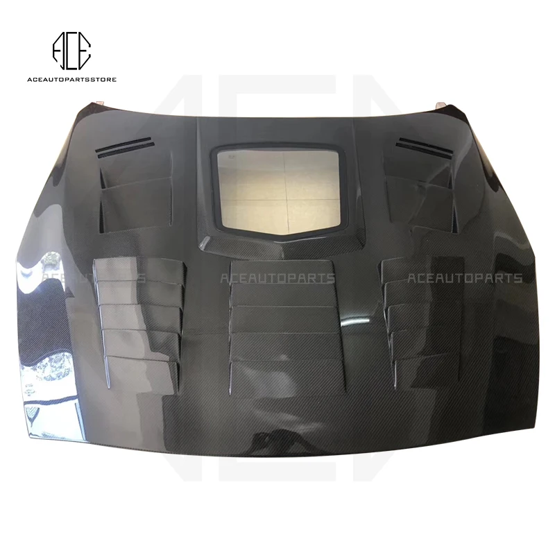 Лидер продаж карбоновый капот двигателя стекло автозапчасти подходящие для Nissan