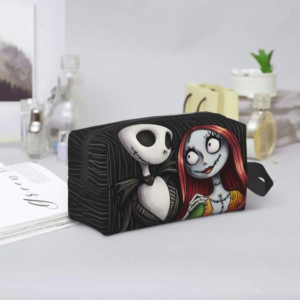 Рождественская косметичка Тима Бертона на заказ Хэллоуин череп Джек Салли