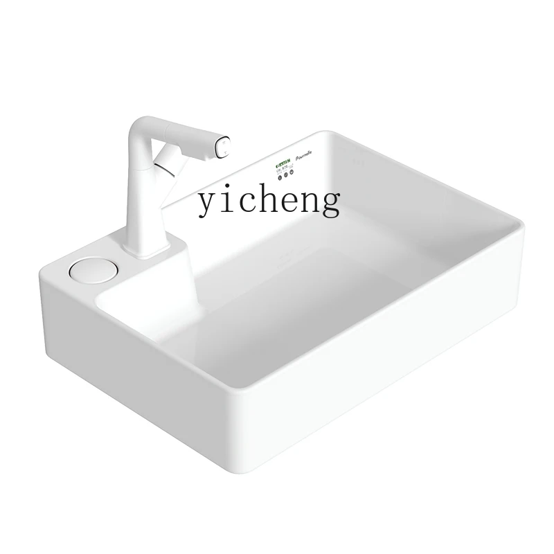 

YY Table Basin Balcony Wash Basin Hidden Water Washbasin Washing Machine Basin