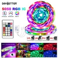 daybetter led strip lights 10m ws2812b smd 5050 rgbic infrared remote control luces flexible lamp diode tape for bedroom decor