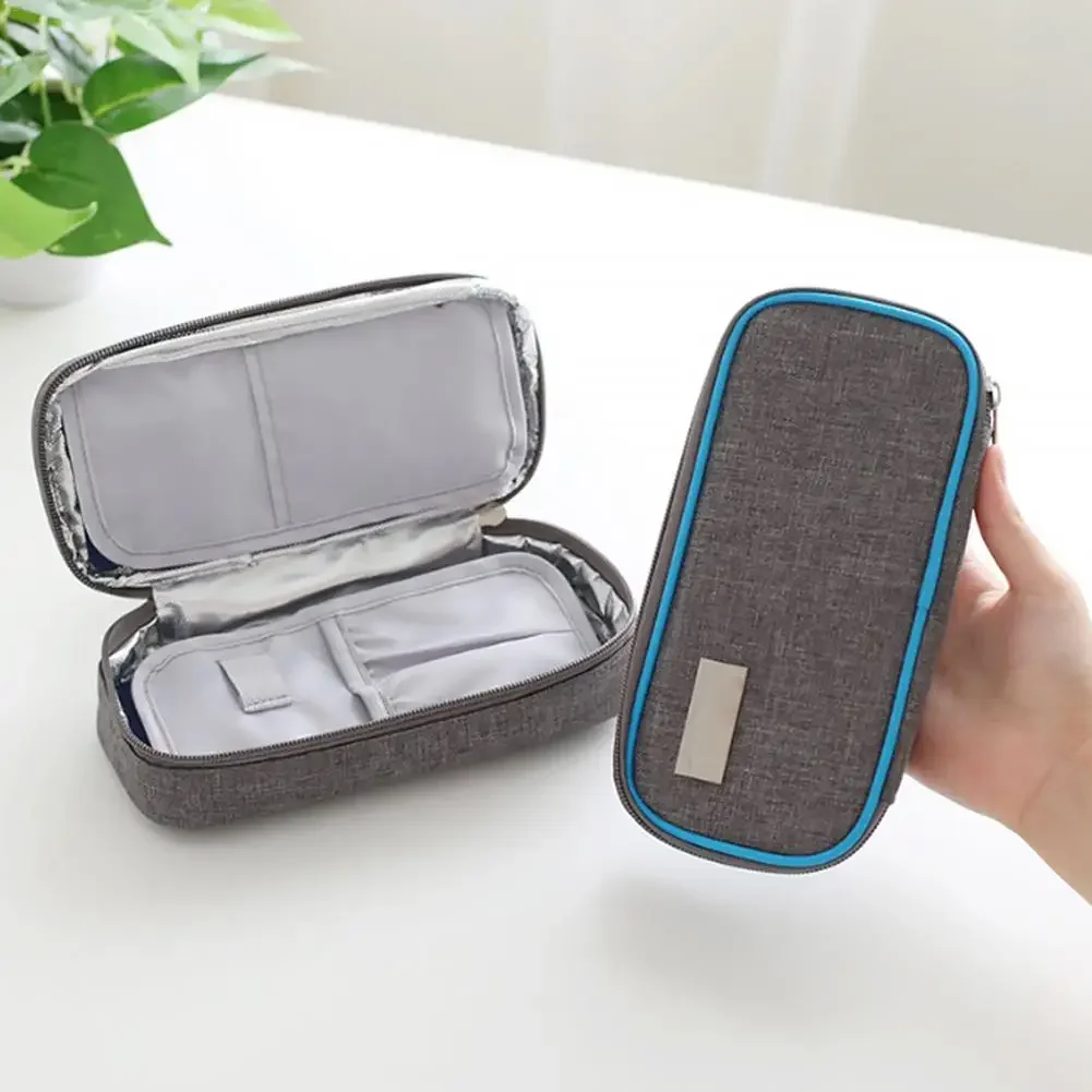 Портативная сумка для холодного хранения инсулина с лепестками холодильная