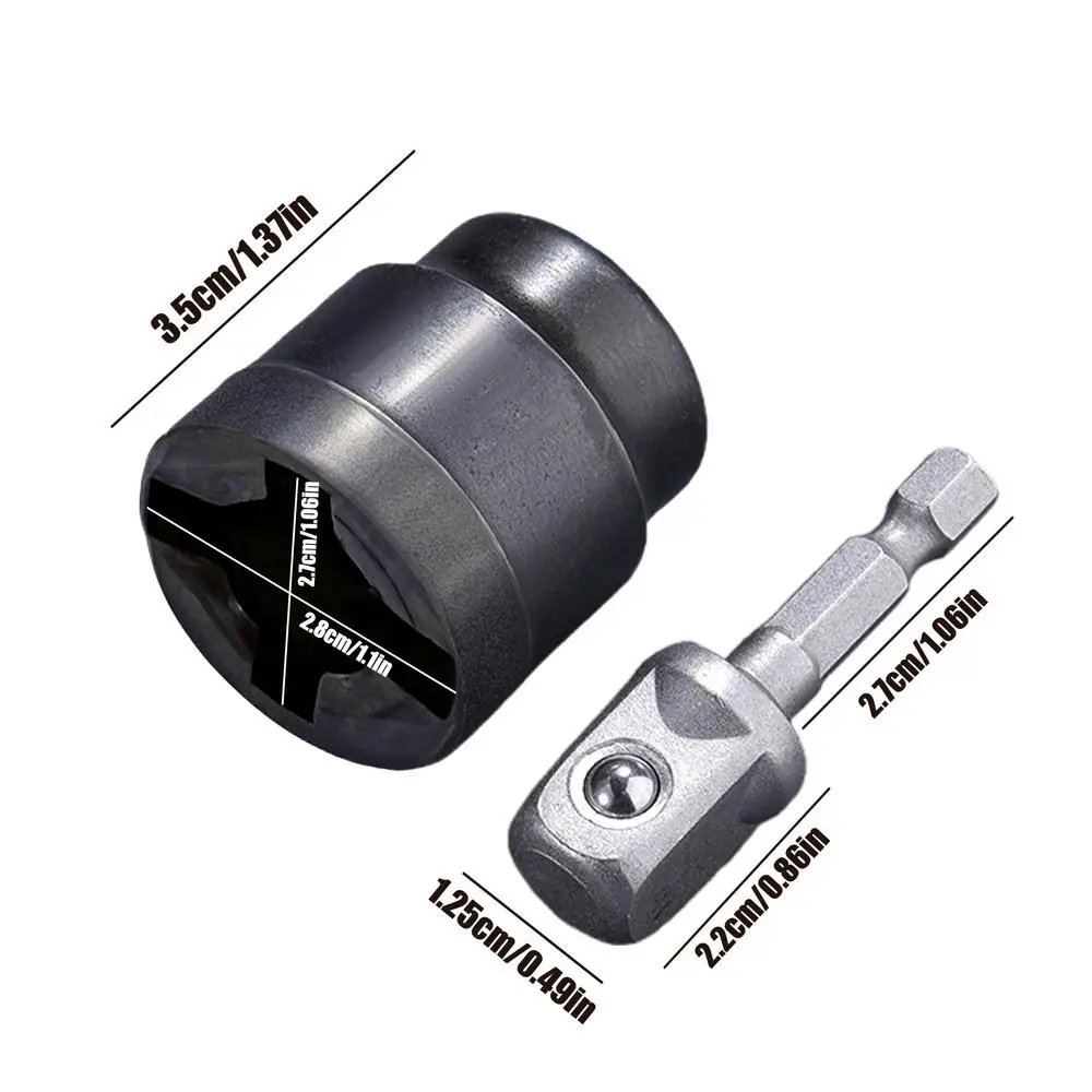 

Thickened Car Electric Wrench Jack Socket Adapter
