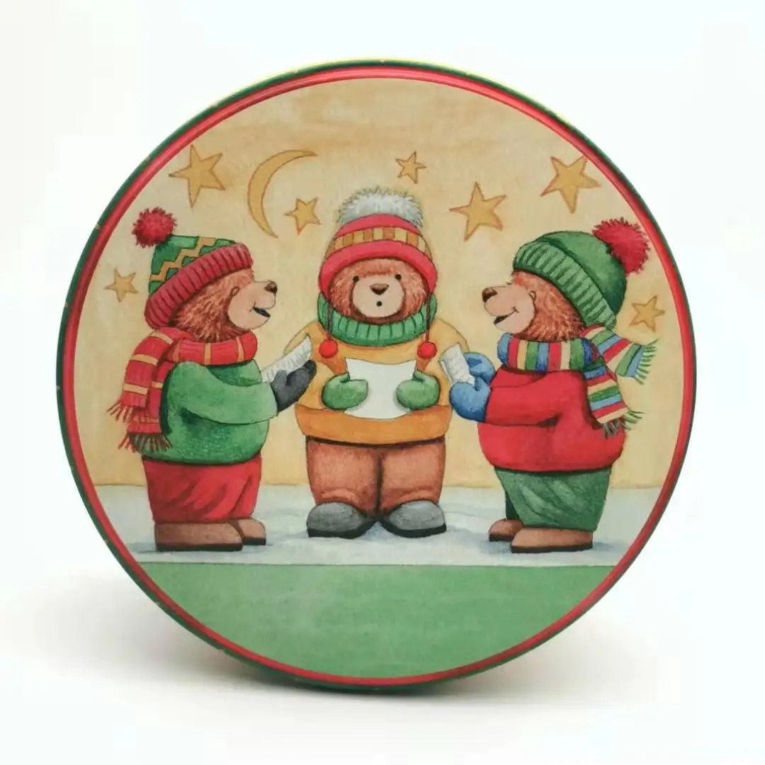 Коробки для хранения конфет с мультяшным рисунком и круглым зеркальным большая