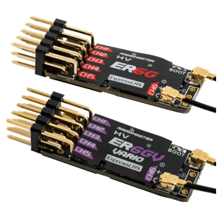 Радиомастер PWM приемник ER4 4CH/ER6 ER6G ER6GV 2 4G 6CH/ER8 ER8G ER8GV 8CH CRSF ExpressLRS 4 ГГц 100 мВт для