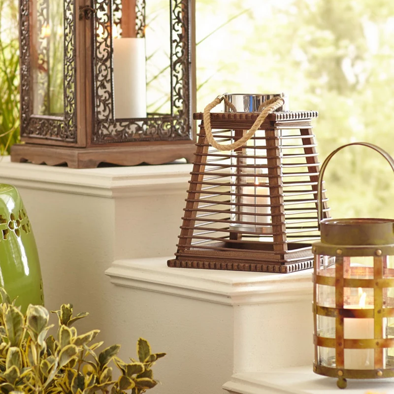 

Aesthetic Stick Candle Containers Accessories Oil Burner Wax Glass Candle Holders Scented Decoracion Hogar House Decorations