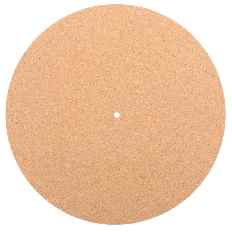 

1PC Cork Turntable Mat Vinyl Records Turntable Mat Turntable Slipmat Professional Slipmat Cork Record Mat 29.7X29.7X0.30cm