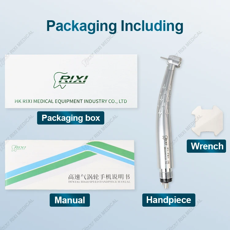 Производители наконечников RIXI de ntal высокоскоростной наконечник с 2 отверстиями и
