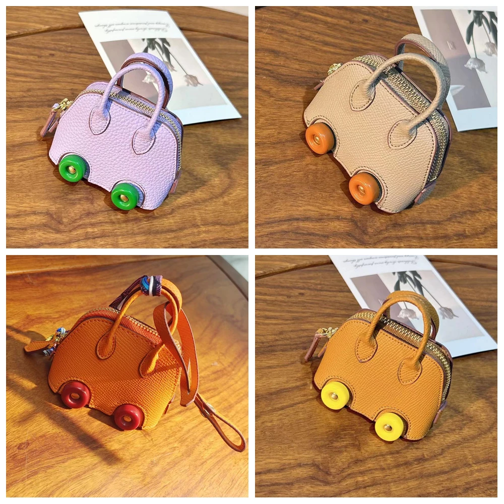 Мини-сумка ручной работы брелок крошечная сумка из искусственной кожи украшение