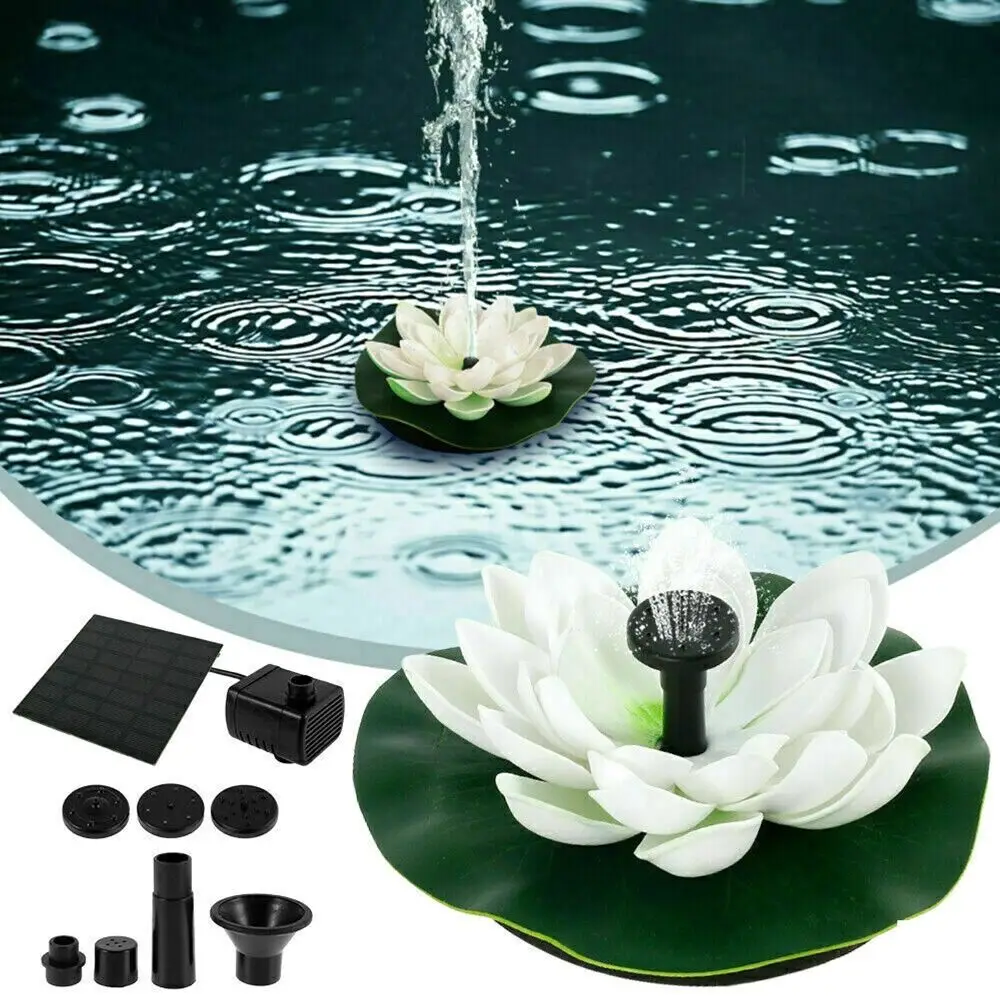 

Lawn Decoration Miniature Fountain Garden Water Sprinkler Solar Water Pump Solar Panel Powered Water Fountain Pool