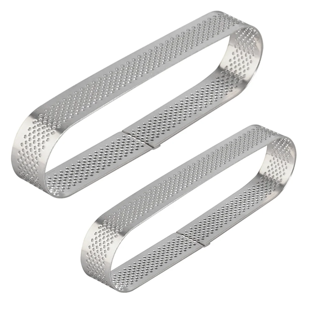 2 шт. овальная форма для тарталеток практичная десертного мусса из нержавеющей