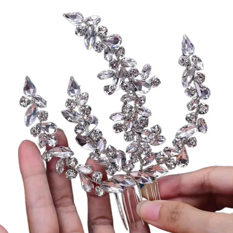 

Бриллиантовые гребни, блестящая расческа для волос, свадебный гребень в подарок для девочек, друзей, сестер