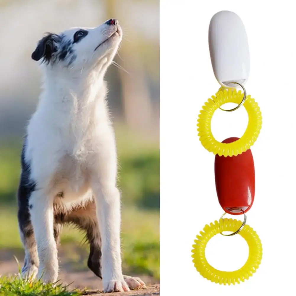 Pet Training Click Wear-Resistant Teach Dogs Commands Pet Training Clicker Adjustable Ultrasonic Silent Dog Clicker