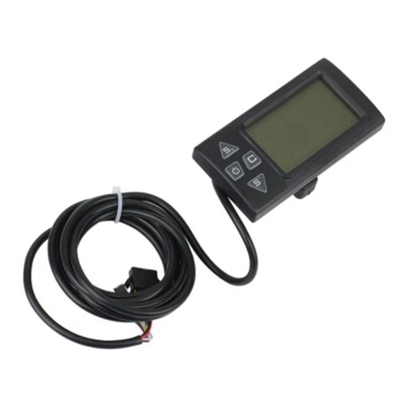 

1 Pcs Ebike Display Electric Bicycle Meter With SM Plug For Electric Bike BLDC Controller Control Panel Black 24V-36V