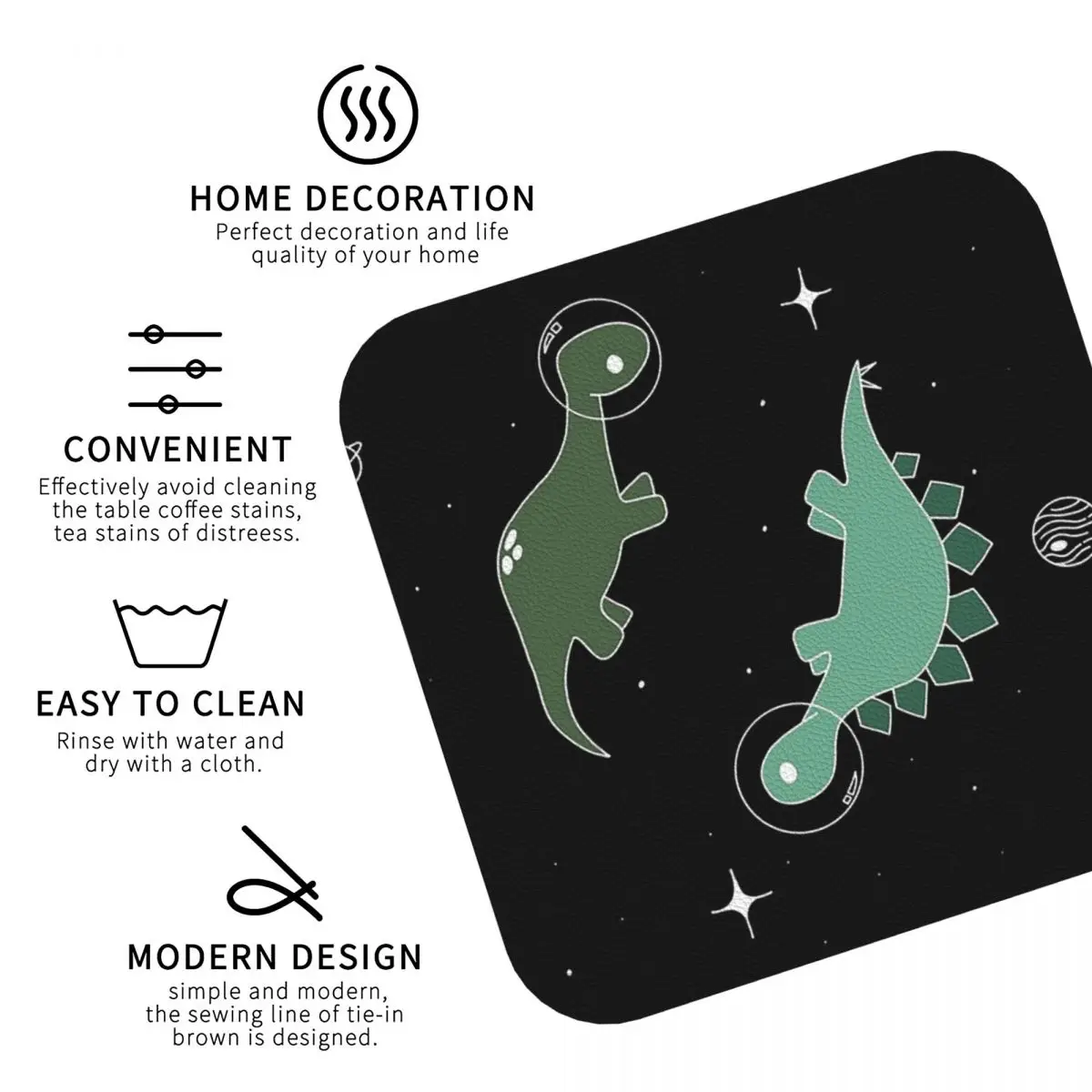 Подставки Dino-космоau кухонные подставки водонепроницаемые изоляционные для