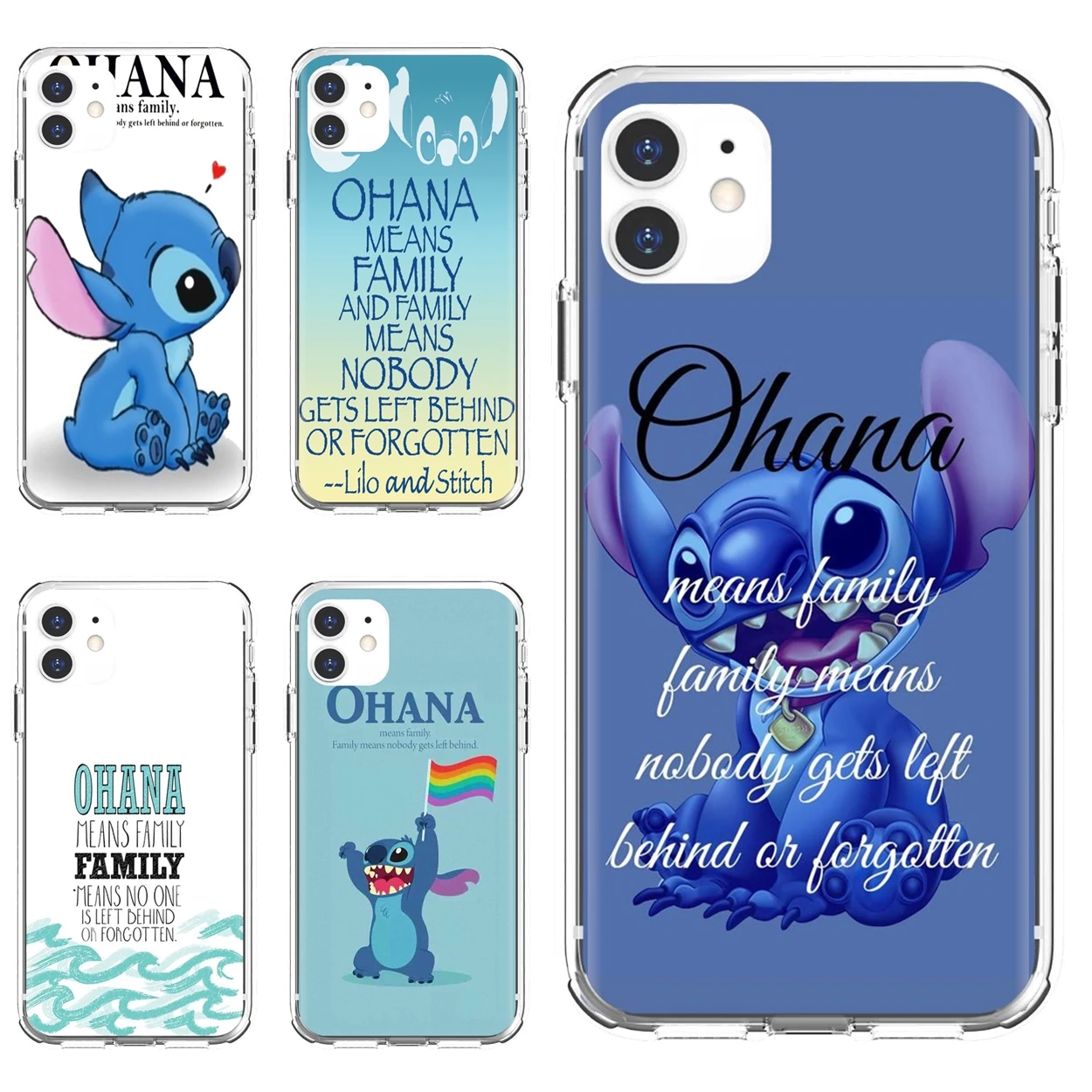 Мягкие чехлы для Oppo realme 6 7 i c3 Huawei Mate 20 9 10 40 Lite Pro Nova 2 2i 3 3i 5t Охана герои семьи Лило
