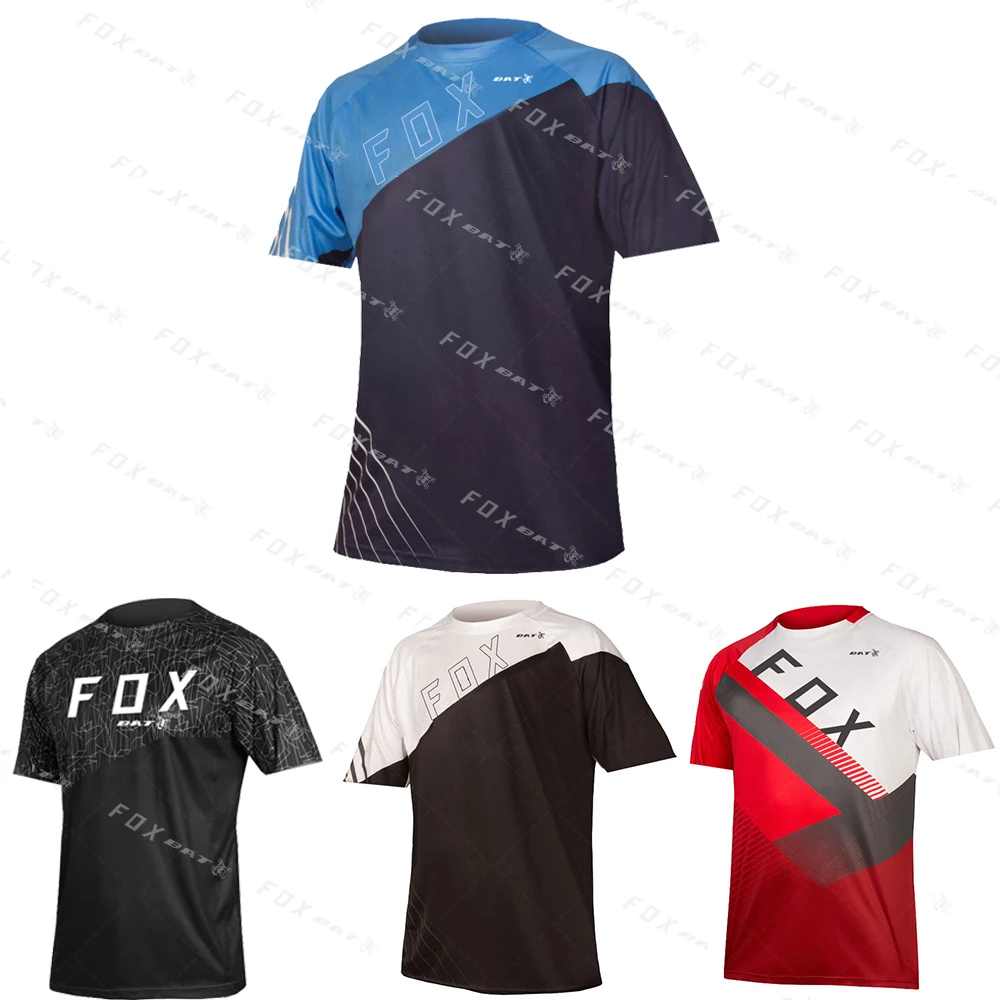 

Short sleeves Men Downhill Jersey BAT FOX T-shirt Motocross Mountain Enduro Bike Clothing Motorbike Downhill Jerseys cycling