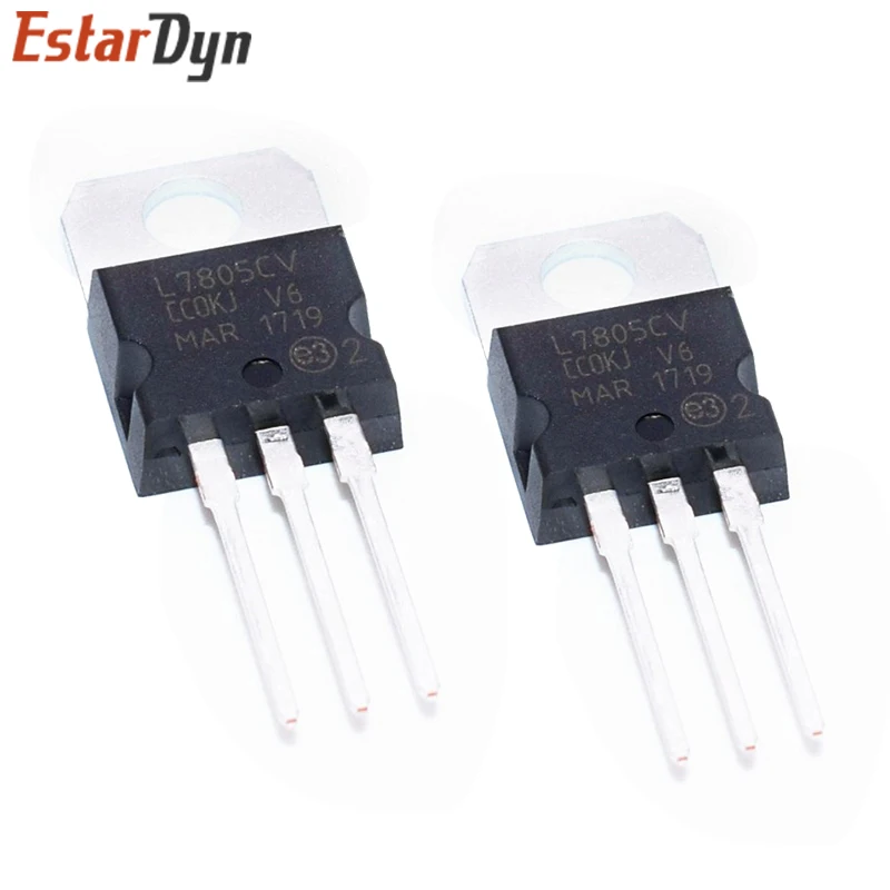 

50pcs LM7805 L7805 7805 Voltage Regulator IC 5V 1.5A TO-220