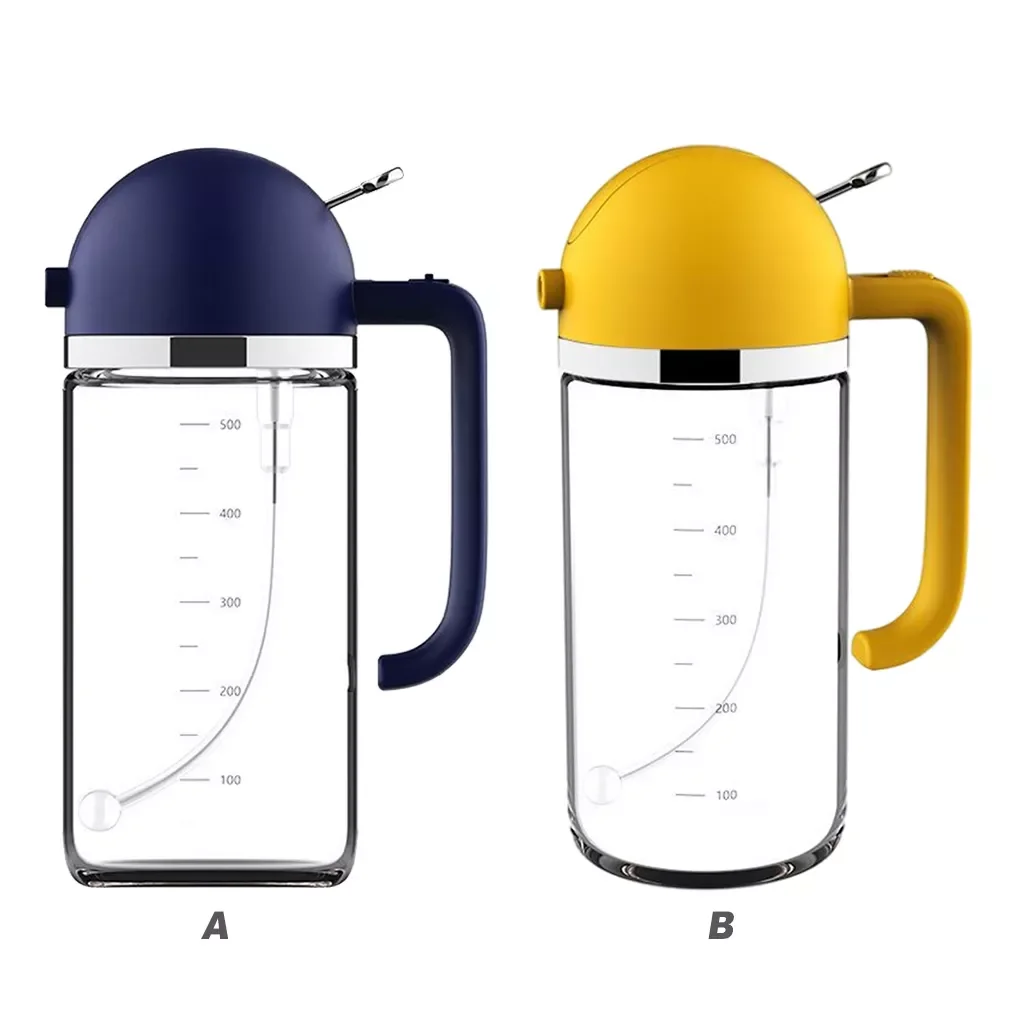 

Glass Oil Sprayer Bottle with Handle Reusable Pour Dispenser Spice utensils tools gadget sets cooking barbacoa olive Glass