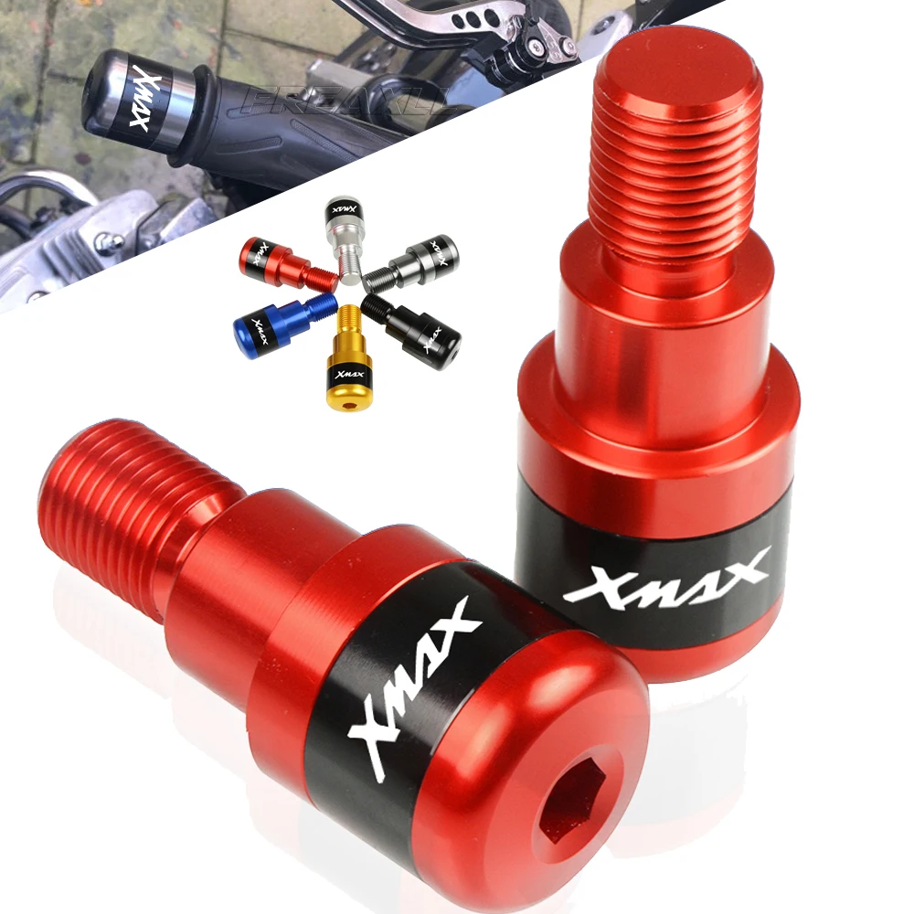 

For yamaha X MAX XMAX X-MAX 250 2009-2019 2012 2013 2014 2015 2016 Moto XMAX 7/8" 22MM Handlebar Grips Handle Bar End Cap plug