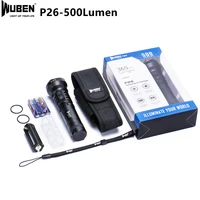 wuben p26 led uv flashlight 365nm ultar light 150lumens white light waterproof with battery ultraviolet pet urine detector