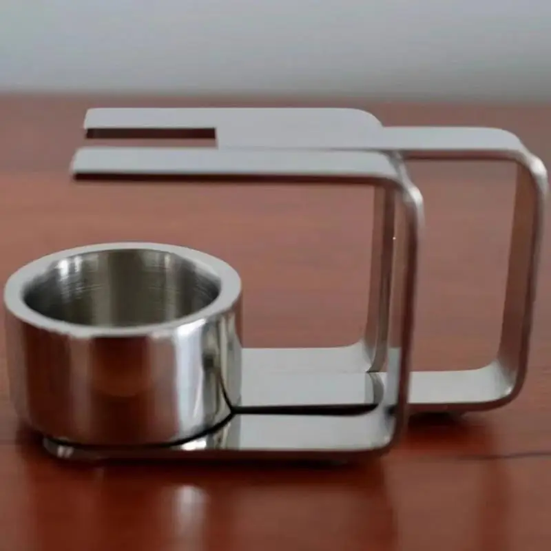 Складной подогреватель для кофе чайник из нержавеющей стали с подсвечником