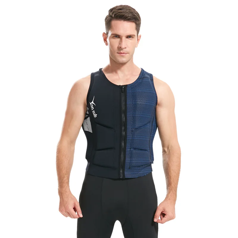 

Neoprene Surfing Kayak Life Jacket Vest Adult Water Skiing Sailing Men Anticollision Snorkeling Life Vests for Swimming Boating