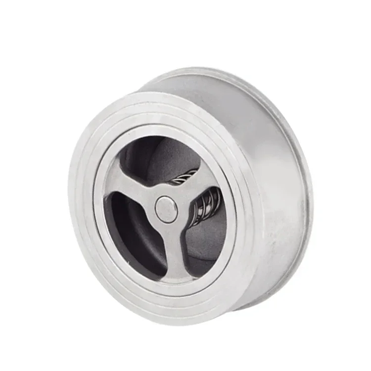 Обратный клапан из нержавеющей стали с двойной пластиной 100 PN16 CF8M 316